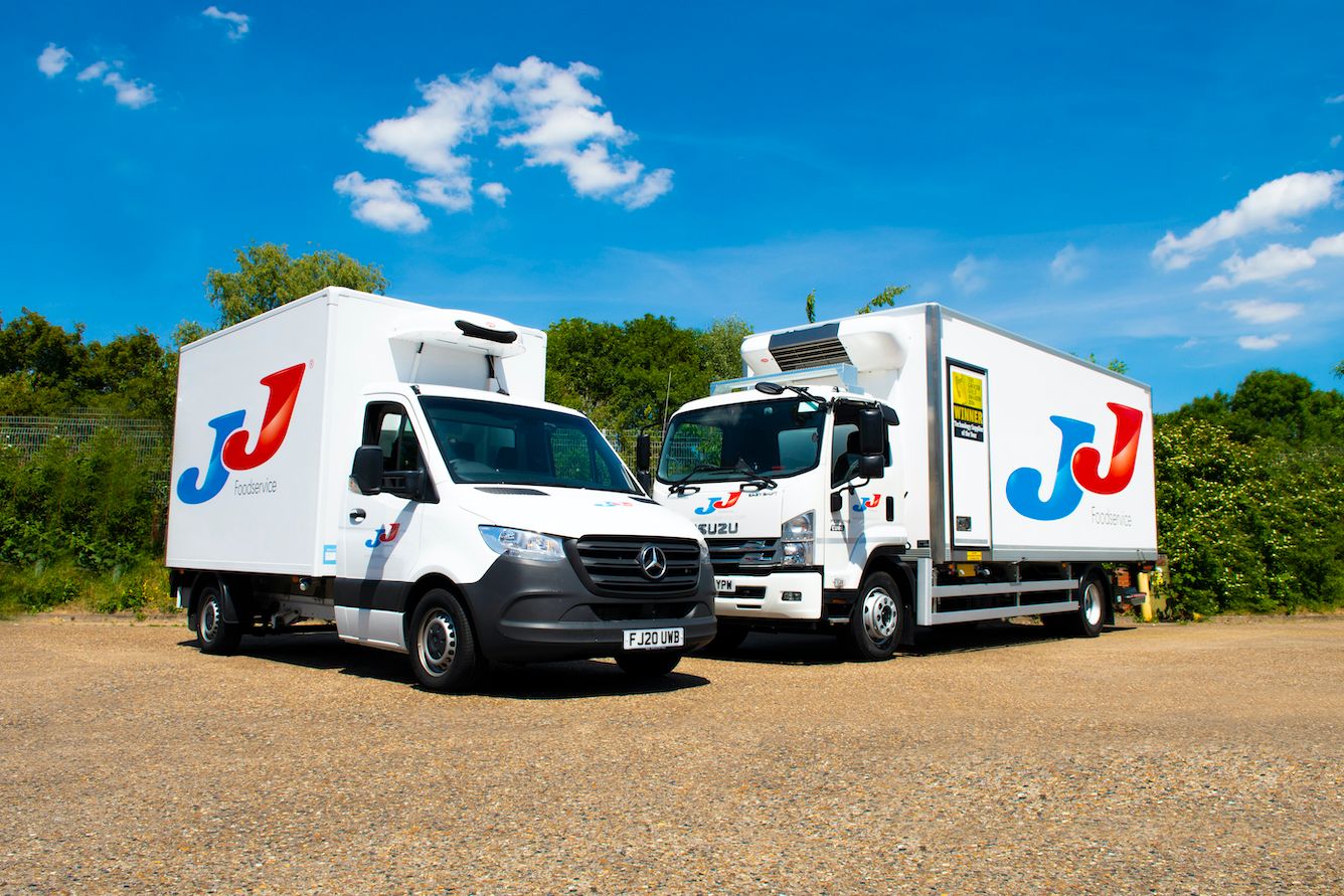 JJ Foodservice state of the art delivery vehicles