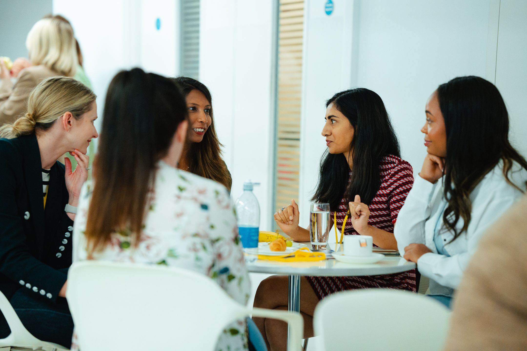 Delegates networking at diversity in wholesale lunch