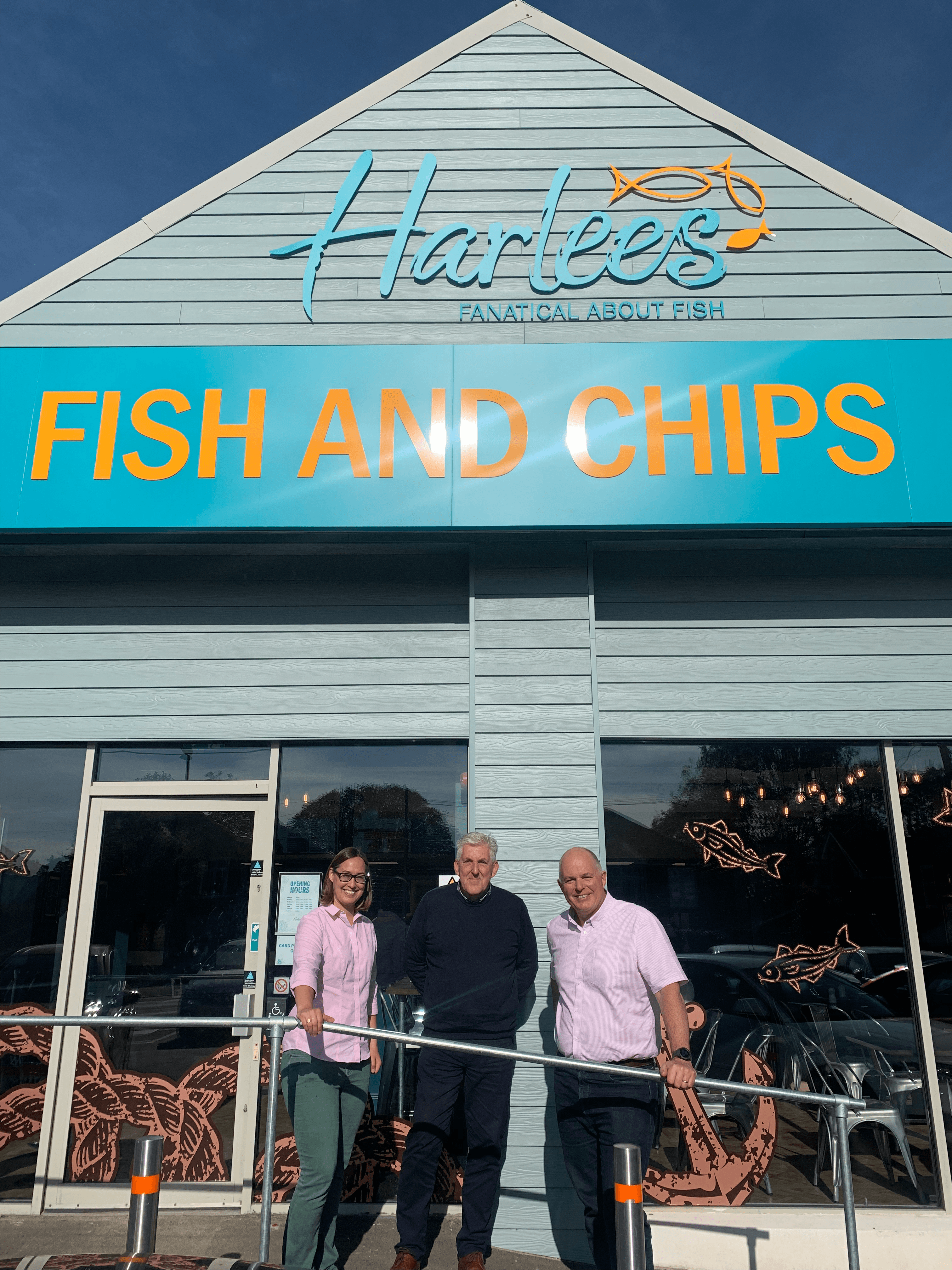 Harlees fish and chips in Andover 