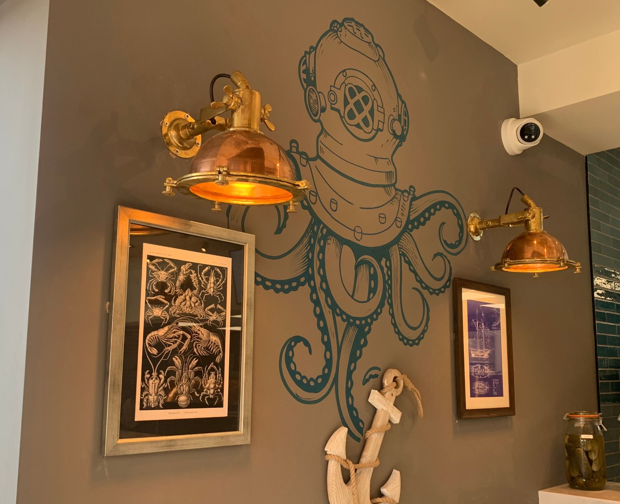 Octopus on the wall