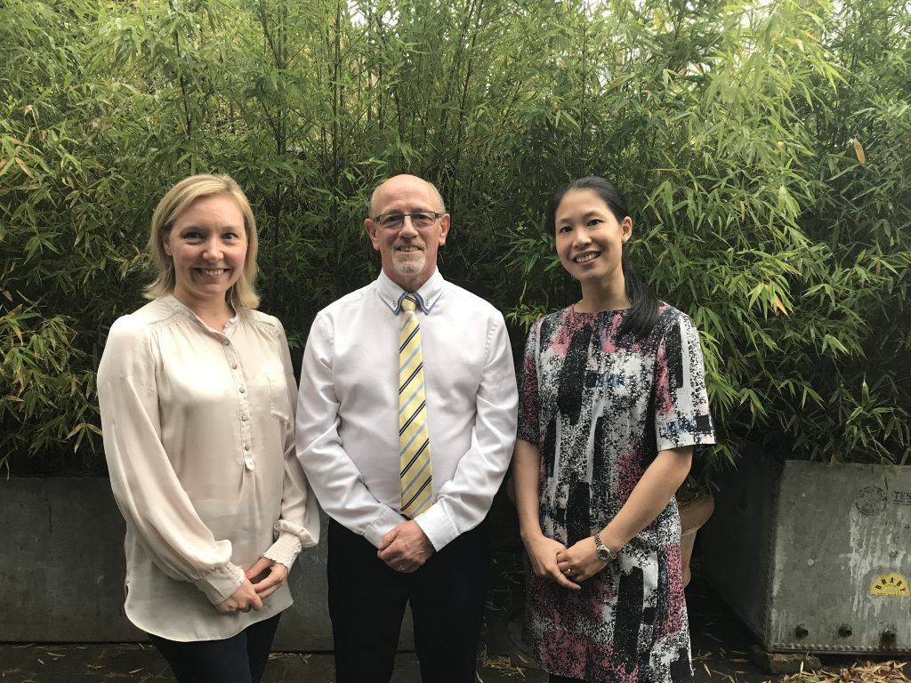 Left to right: Elaine Robertson, Programme Manager, London Borough of Bexley; Terry Larkin, Group General Manager, JJ Food Service; Louise Lam, Obesity Lead, London Borough of Bexley