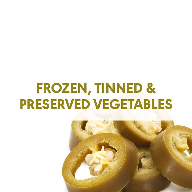 Frozen, Tinned & Preserved Vegetables