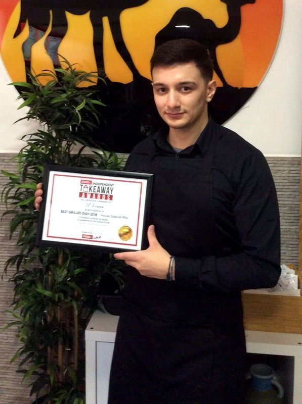 Murat Shukri, Co Owner of El Kervan and winner of Best Grilled Dish 